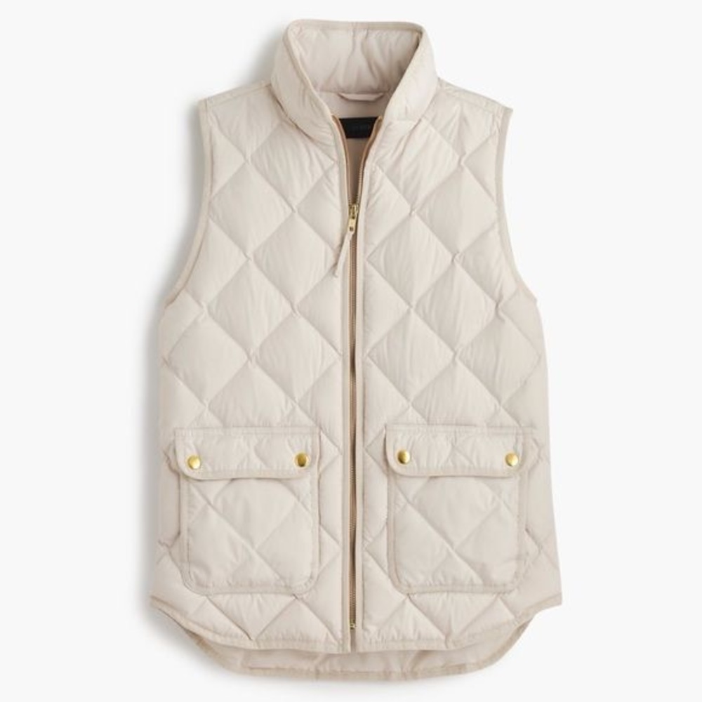 XS J Crew Excursion Vest Bleached Sand (beige)